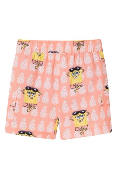 Andy & Evan X Spongebob Squarepants™ Two-piece Rashguard Swimsuit In Pink
