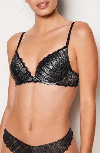 Etam Illusion Metallic Underwire Bra