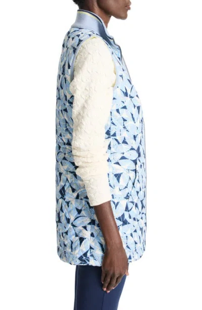 Nz Active By Nic+zoe Winter Floral Reversible Puffer Vest