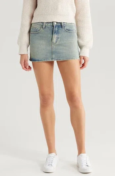 Pacsun Mid Rise Denim Miniskirt