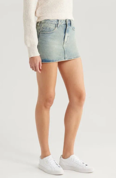 Pacsun Mid Rise Denim Miniskirt