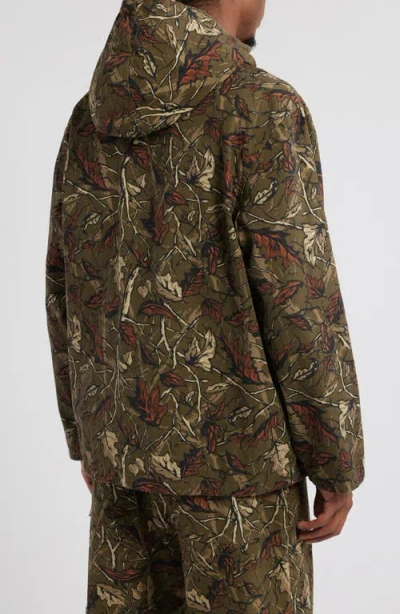 Service Works Real Tree Print Hooded Cotton Canvas Smock