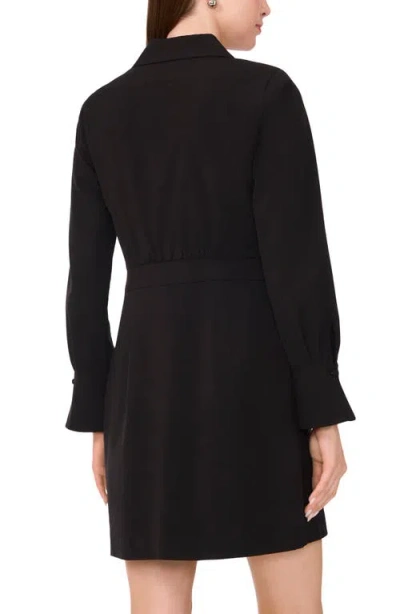 Halogen ® Chain Long Sleeve Minidress In Black