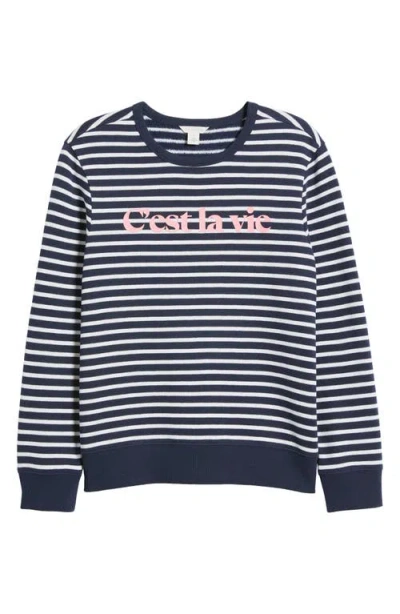 Caslon ® C'est La Vie Stripe Sweater