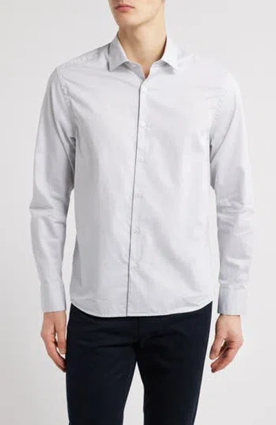Robert Barakett Theodore Cotton Herringbone Button-up Shirt