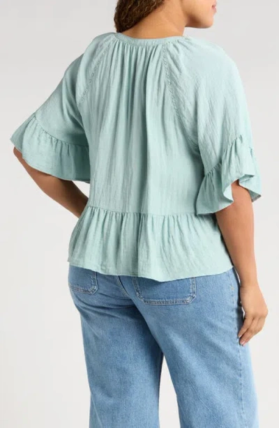 Treasure & Bond Ruffle Peplum Top
