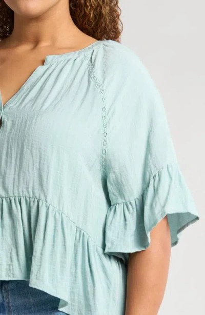 Treasure & Bond Ruffle Peplum Top