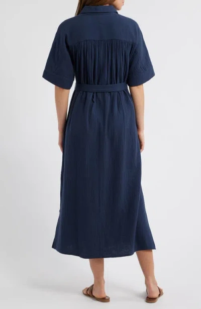 Caslon ® Belted Maxi Shirtdress