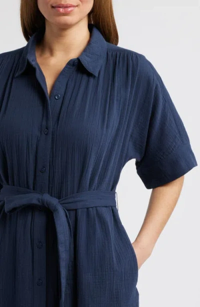 Caslon ® Belted Maxi Shirtdress