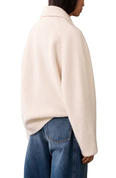 Mango Wool Blend Zip Jacket