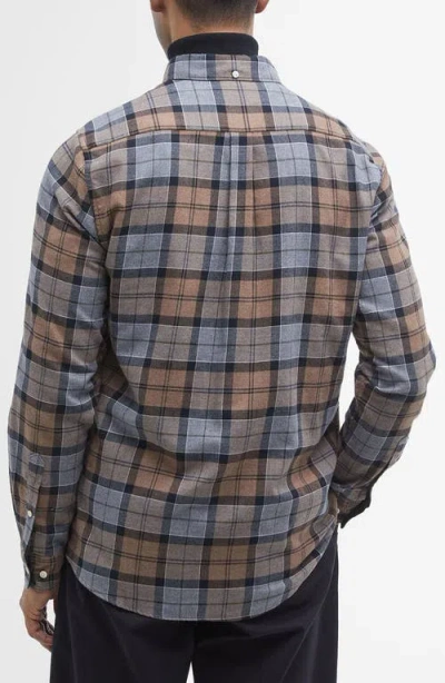 Barbour Rasay Tailored Fit Plaid Flannel Button-down Shirt
