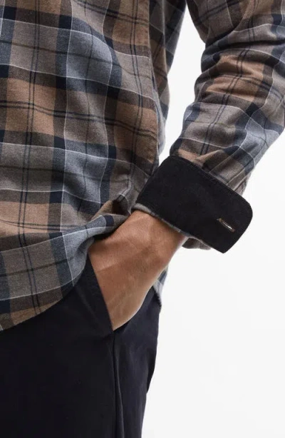 Barbour Rasay Tailored Fit Plaid Flannel Button-down Shirt
