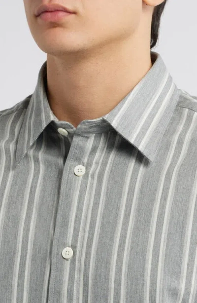 Nn07 Colby 5332 Stripe Organic Cotton Button-up Shirt