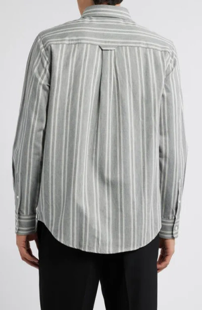 Nn07 Colby 5332 Stripe Organic Cotton Button-up Shirt