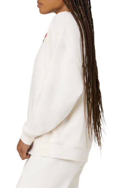 Florence By Mills Cozy Crush Forever Embroidered Oversize Sweatshirt