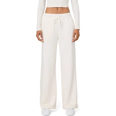 Florence By Mills Cozy Crush Forever Embroidered Wide Leg Sweatpants