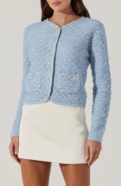 Astr The Label Texture Stitch Cardigan