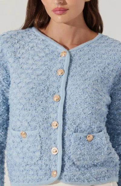 Astr The Label Texture Stitch Cardigan