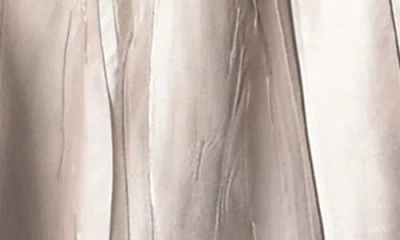 Komarov Ombré Charmeuse & Chiffon Gown