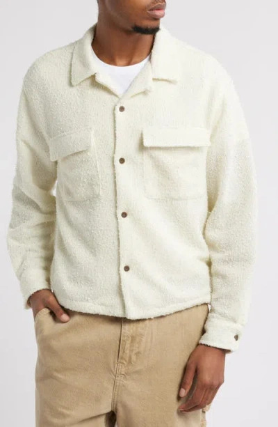 Pacsun Connell Textured Long Sleeve Camp Shirt