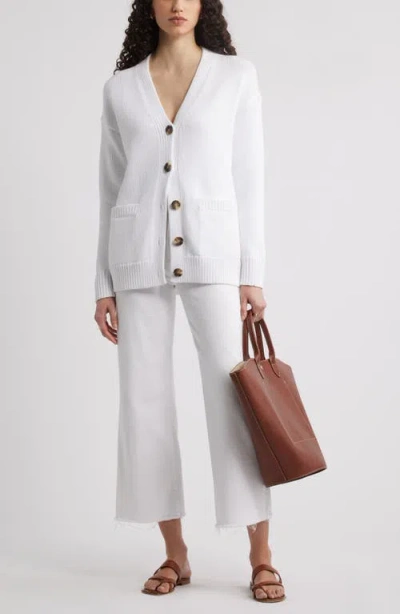 Nordstrom Chunky Cotton Blend Cardigan