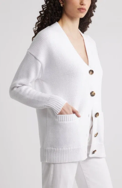 Nordstrom Chunky Cotton Blend Cardigan