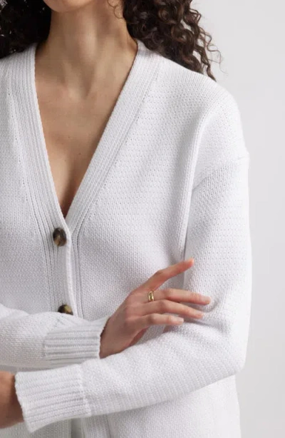 Nordstrom Chunky Cotton Blend Cardigan