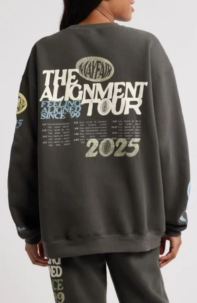 The Mayfair Group The Alignment Tour Oversize Fleece Graphic Sweatshirt