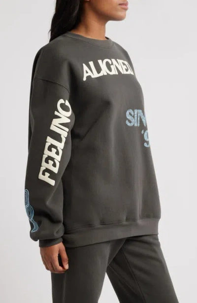 The Mayfair Group The Alignment Tour Oversize Fleece Graphic Sweatshirt