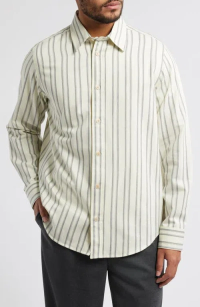 Nn07 Colby 5332 Stripe Organic Cotton Button-up Shirt