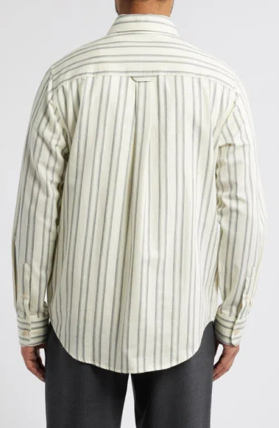 Nn07 Colby 5332 Stripe Organic Cotton Button-up Shirt
