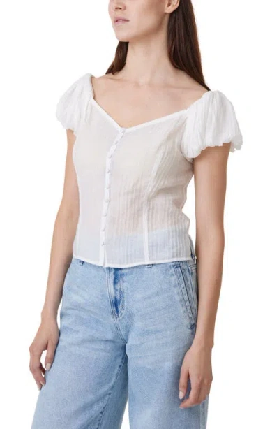 Habitual Seamed Button-up Top