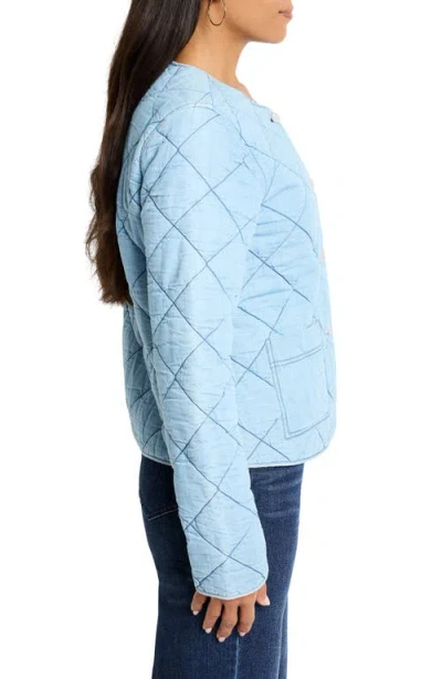 Nic + Zoe Quilted Denim Jacket