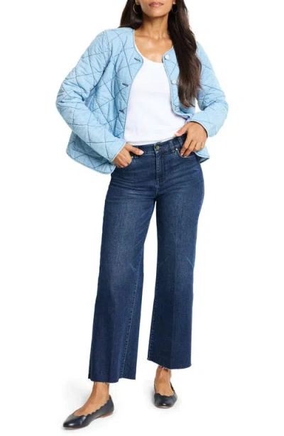 Nic + Zoe Quilted Denim Jacket