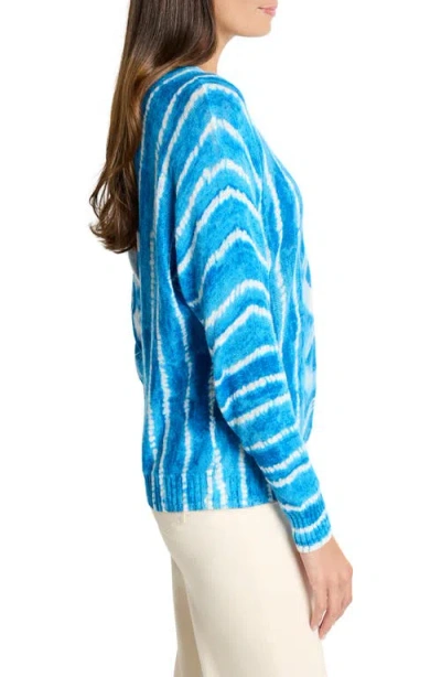 Nic + Zoe Nic+zoe Shifting Tides Super Sweater In Blue