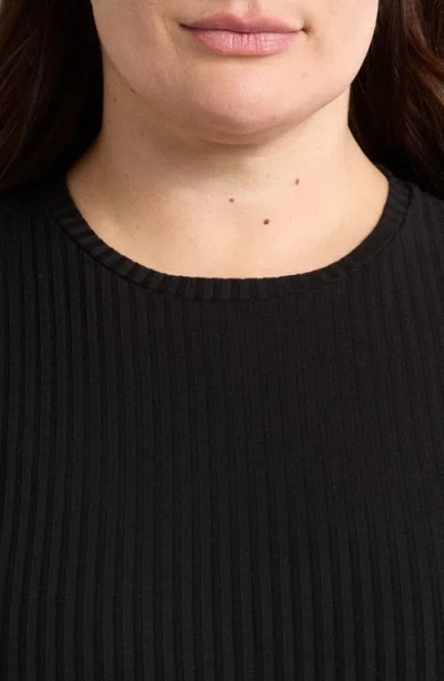 Eileen Fisher Ribbed Dolman Sleeve Top