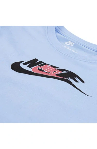 Nike Boys' On The Move Basic Short Sleeve Tee - Little Kid In Blue