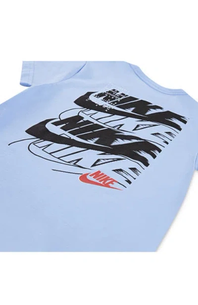 Nike Boys' On The Move Basic Short Sleeve Tee - Little Kid In Blue