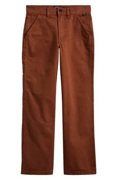 Vans Kids' Drill Chore Carpenter Pants In Brown