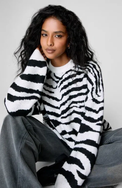 Nasty Gal Zebra Oversize Sweater