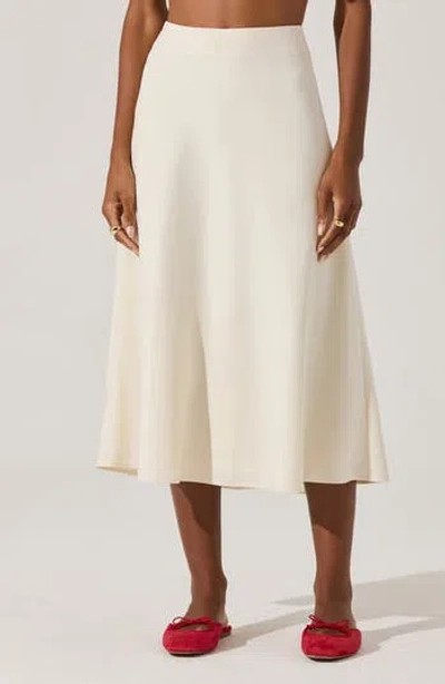 Astr The Label Flared Midi Skirt