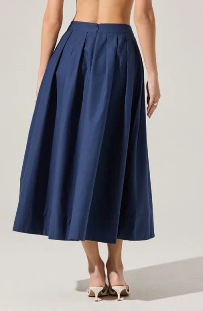Astr The Label Cotton Midi Skirt