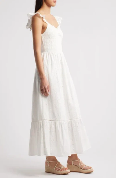 Lost + Wander La Luna Smocked Maxi Dress