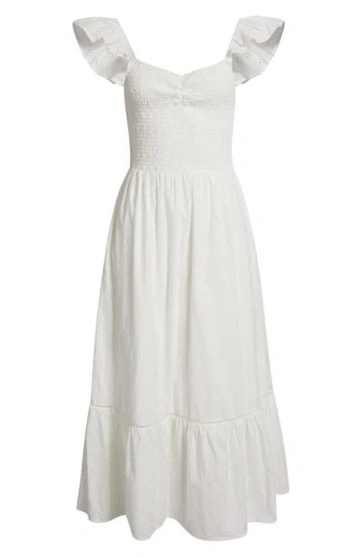 Lost + Wander La Luna Smocked Maxi Dress