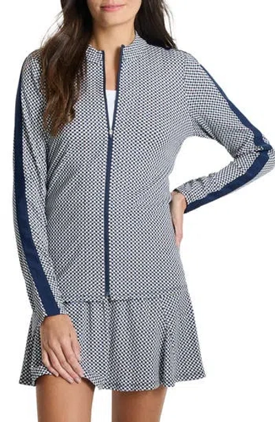 Nz Active By Nic+zoe Easy Gingham Jacket