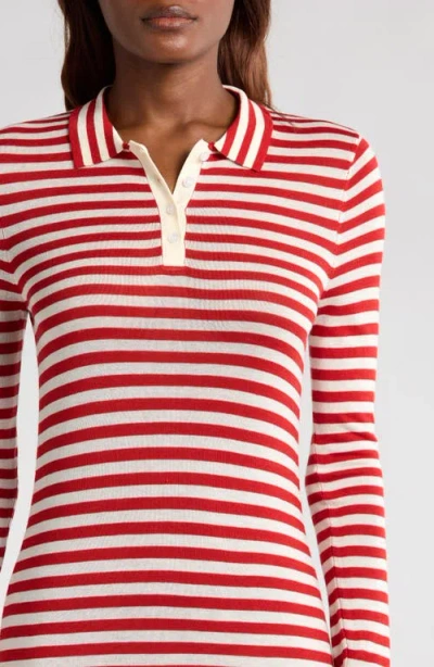 Wayf Colette Stripe Long Sleeve Knit Dress