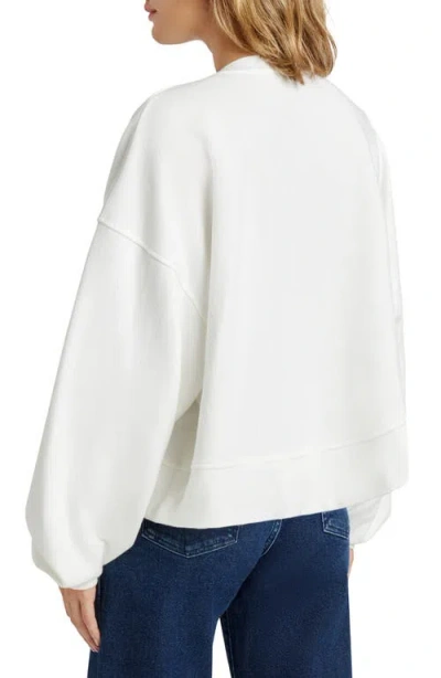 Splendid Henley Balloon Sleeve Sweatshirt