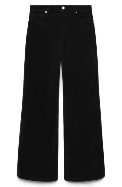 Mango Wide Leg Corduroy Jeans