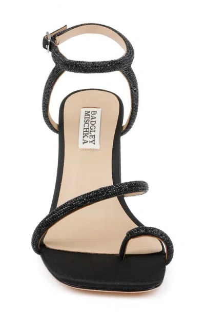 Badgley Mischka Collection Dalilah Ankle Strap Toe Loop Sandal