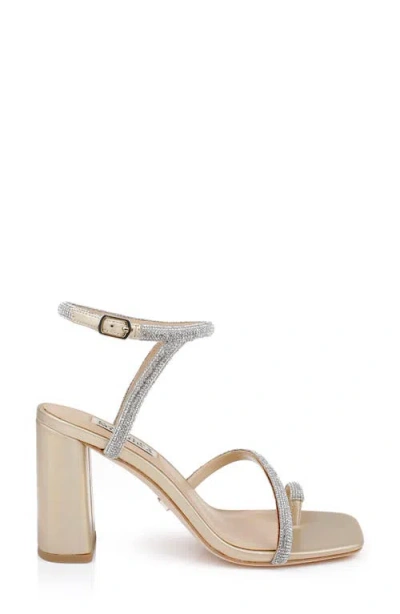 Badgley Mischka Collection Dalilah Ankle Strap Toe Loop Sandal